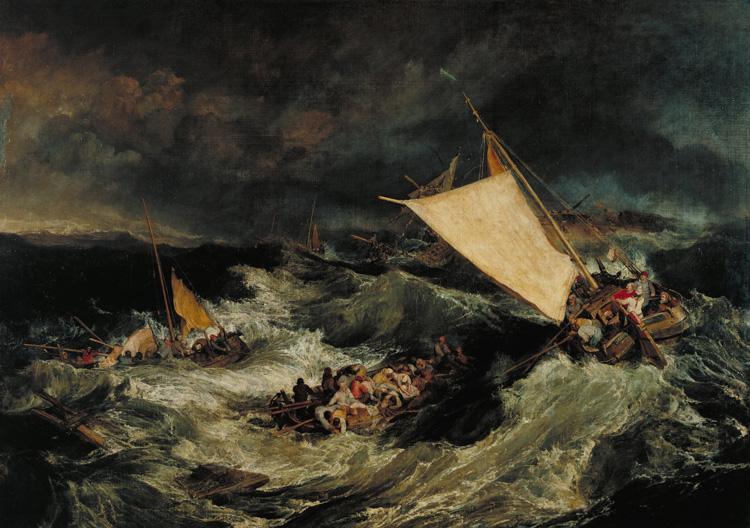Joseph Mallord William Turner The Shipwreck (mk31) oil painting image